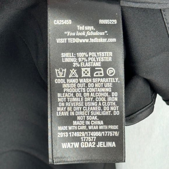 Ted Baker Jelina Chelsea Skater Dress - Size 4 - Picture 3 of 4